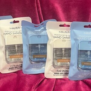 Set of five 1 oz moisturizing pocket size sanitizer sprays.